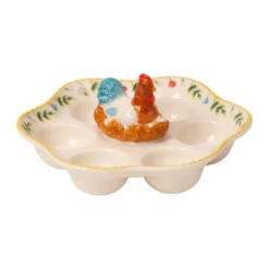 Villeroy & Boch Eierbecher & Eierwärmer|Eierteller 20cm Hahn & Henne Spring Awakening