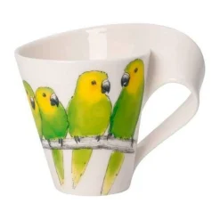Villeroy & Boch Becher|Henkelbecher 0,24 l NewWave Caffè Braunwangensittich