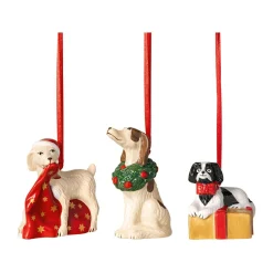 Villeroy & Boch Weihnachten|Weihnachtsdekoration|Ornamente Hunde 3-tlg. Nostalgic Ornaments
