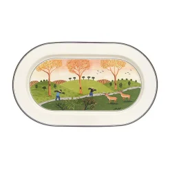 Villeroy & Boch Servierplatten|Platte oval 34cm Design Naif