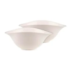 Villeroy & Boch Tellersets|Geschirrsets 2 Personen|Salatschalen 2er-Set Vapiano weiß