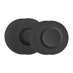 Villeroy & Boch Geschirrsets 2 Personen|20 Jahre Tischwelt|Teller-Set 4-tlg. Manufacture Rock