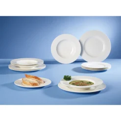 Villeroy & Boch Geschirrsets 4 Personen|Teller-Set 12-tlg. EC Wonderful World White