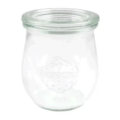 Miniglas Tulpen-Form 220 ml o. Klammern u. Gummi<Weck Best