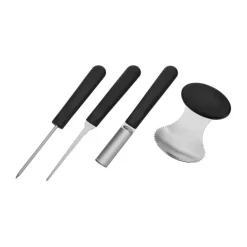 Westmark Messer & Co. Entdecken|Kochwelt Entdecken|Kürbis-Schnitz-Set 4-tlg. schwarz