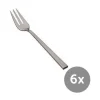 Wilkens Kuchengabeln|Kuchengabeln 6-tlg. Cantone 18/10 Edelstahl mattiert