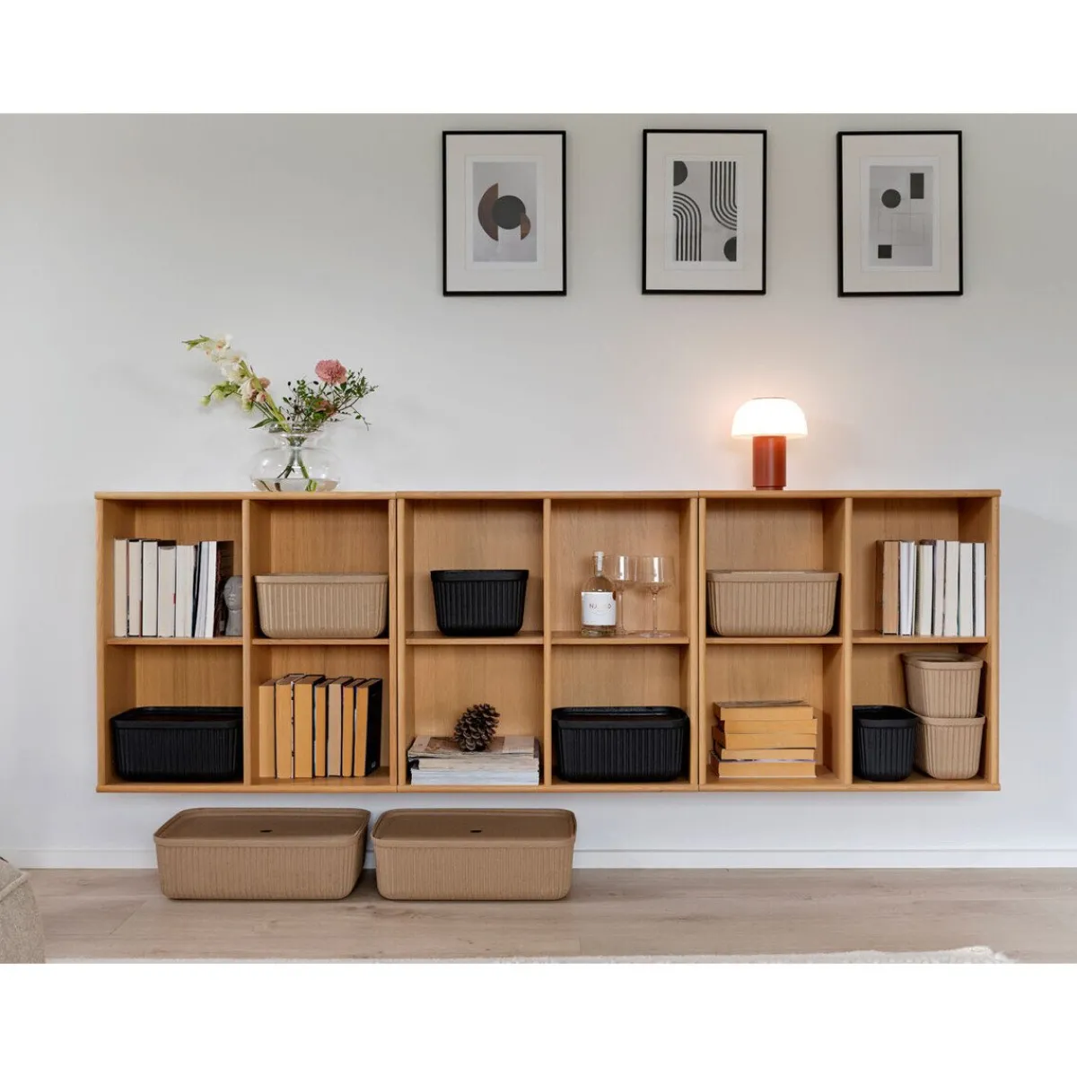 Zone Denmark Cafécore|Aufbewahrungsbox 7,7 l 2er-Set Pulp Natural Brown