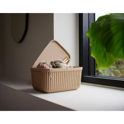 Zone Denmark Cafécore|Aufbewahrungsbox 7,7 l 2er-Set Pulp Natural Brown